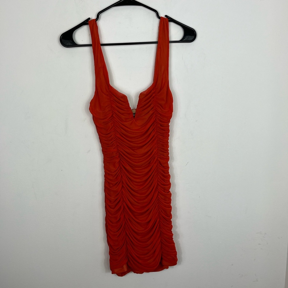 Superdown x Draya Michele Marlene Ruched Mini Dress Sz S - Picture 5 of 13